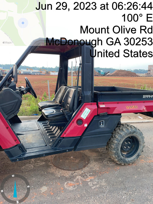 2021 Yanmar YU1000 Canopy, Steel Wheel, Poly WindShield, Beacon, Backup Alarm