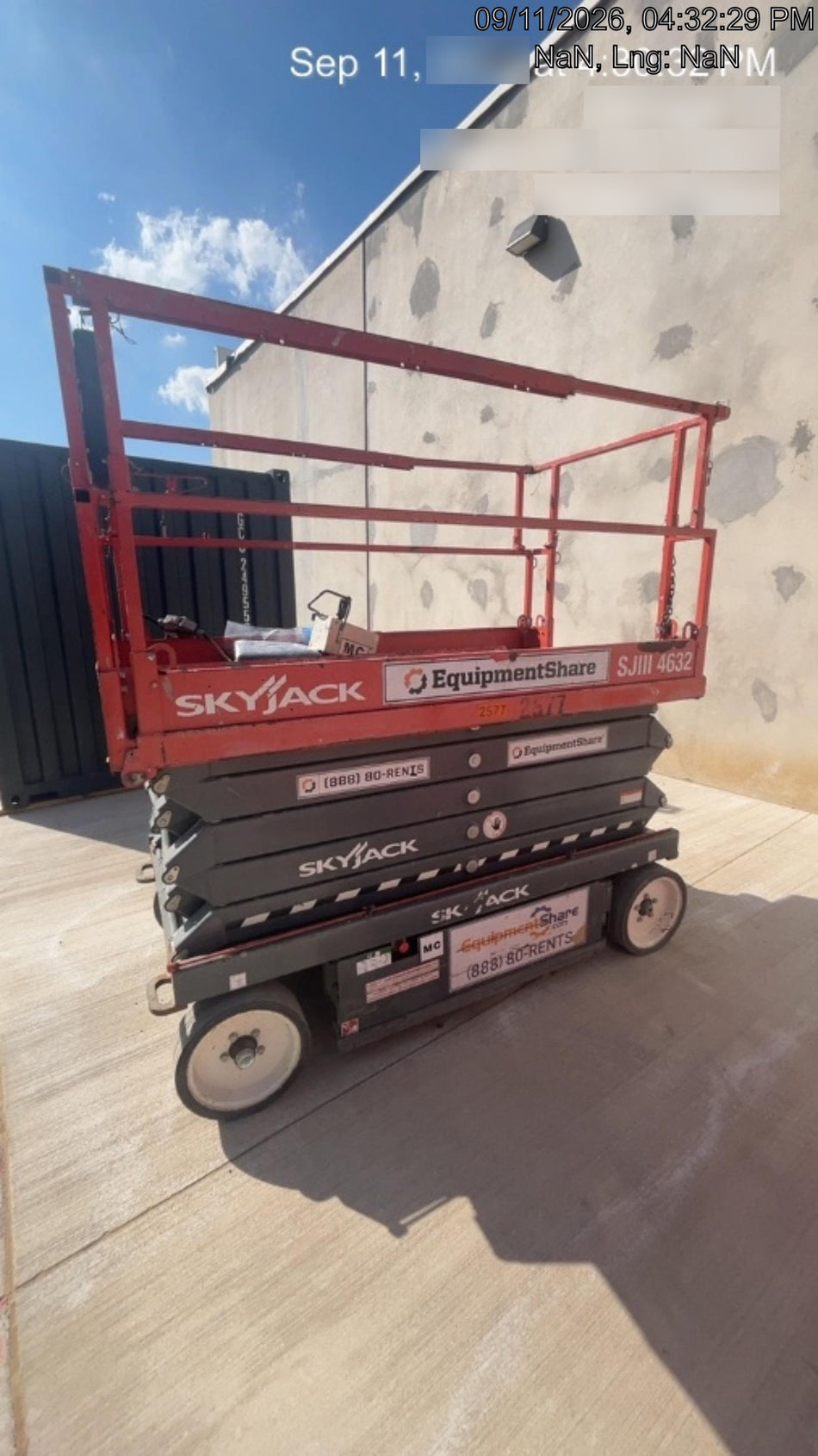 2016 SKYJACK SJIII-4632