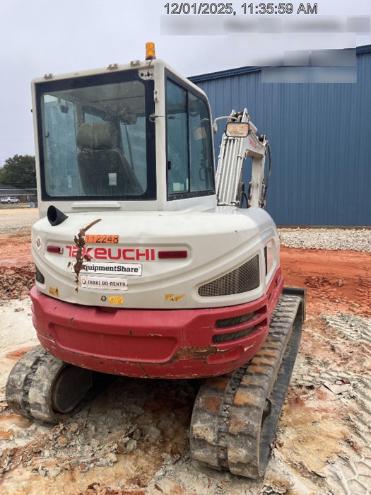 2020 Takeuchi TB250-2C Cab/Heat/Air, Rubber Tracks, Manual TAG QC