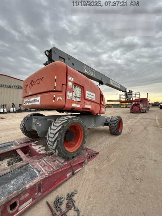 2020 Skyjack SJ86T+ Deutz Diesel, 4wd, FF Tires, Inward Self Closing Gate, Tool Tray, Beacon, 12kW Generator
