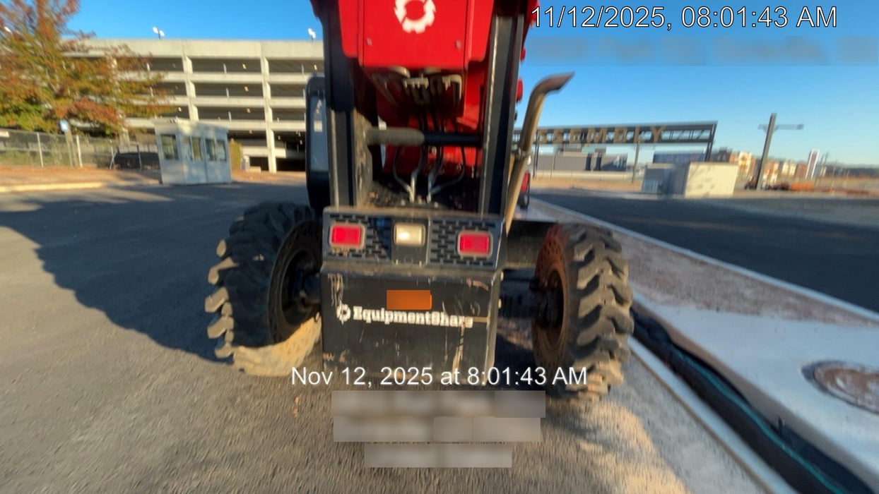 2020 Manitou MTA10055 Canopy, 120 HP, Solid Tires, Work Lights, Lift Hook, Auxiliary Hydraulics w/66" Carriage and 60" Forks
