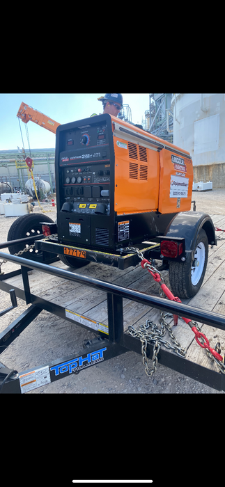 2021 Lincoln Electric Vantage 322 Vantage 322 Ready Pak 3 w/ Decals, ORANGE (includes trailer, cable rack, fender light kit) NO Telematics