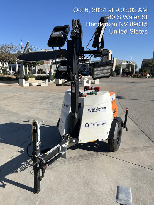 2024 Generac MLT2 Diesel, Flex Switch 120V Input, Powerzone Controller, 
(4) 320W LED Lights, 4kW Generator, 39.9 Gal Fuel Tank, 2" Ball, T3