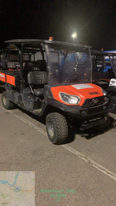 2021 Kubota RTV-X1140W-H Plastic Canopy, Windshield Acrylic Clear, LED Strobe Light, Wire Harness Kit, Back up Alarm