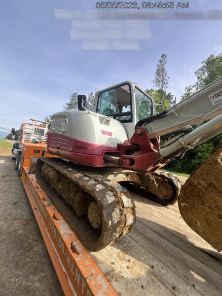 2020 Takeuchi TB290C Cab/Heat/Air, Rubber Tracks, Manual TAG QC