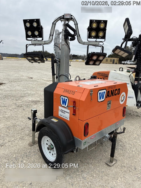 2024 Wanco WLTT-4MM4K Diesel, Deep Sea Controller, Shore Power Plug, Auto Start, (4) 350W LED Floodlights, 4kW Generator, 60 Gal Fuel Tank, 2" Ball, T3
