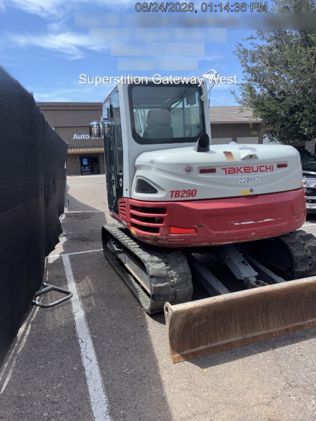 2022 TAKEUCHI TB290C