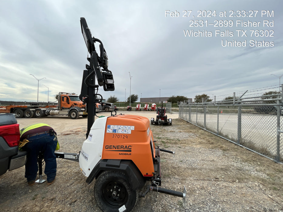 2023 Generac MLT2 Diesel, Flex Switch 120V Input, Powerzone Controller, 
(4) 320W LED Lights, 4kW Generator, 39.9 Gal Fuel Tank, 2" Ball, T3