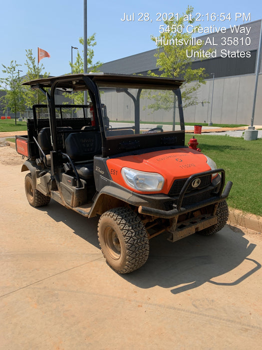 2020 Kubota RTV-X1140WL-H 4 Passenger Cart with Metal Top, windshield, strobe light, harness, and backup alarm