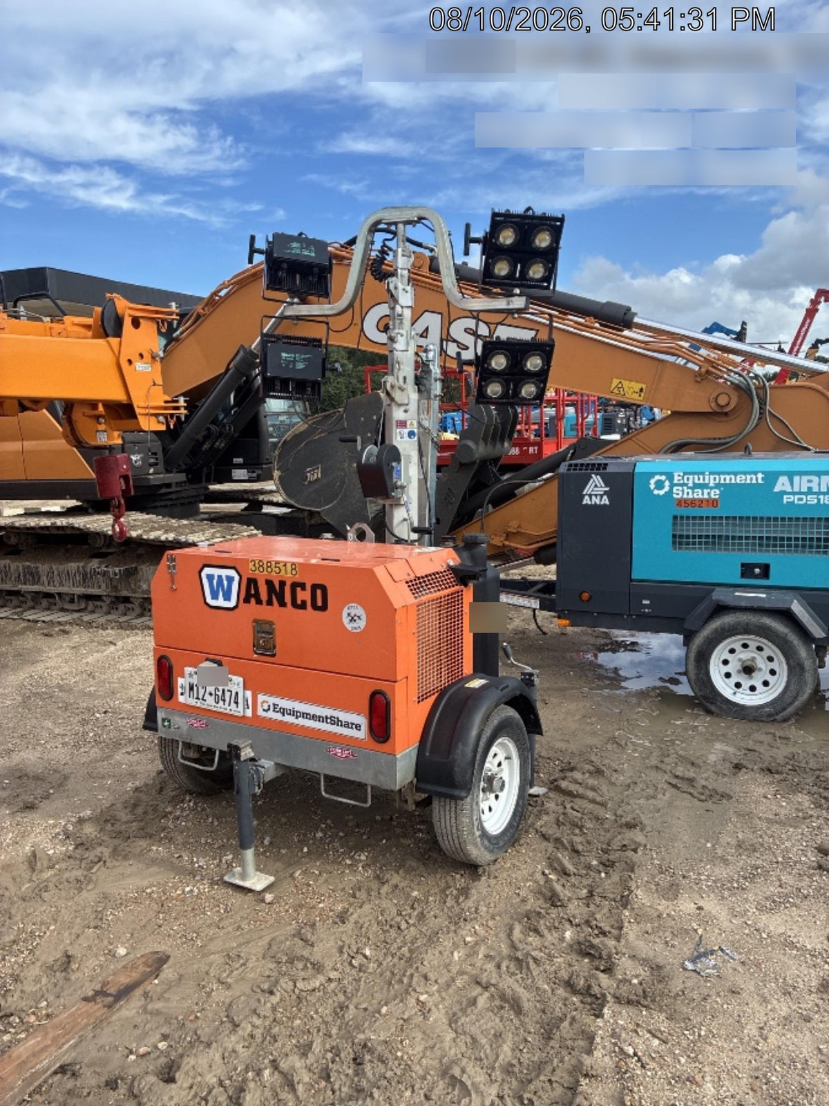 2024 Wanco WLTT-4MM4K Diesel, Deep Sea Controller, Shore Power Plug, Auto Start, (4) 350W LED Floodlights, 4kW Generator, 60 Gal Fuel Tank, 2" Ball, T3
