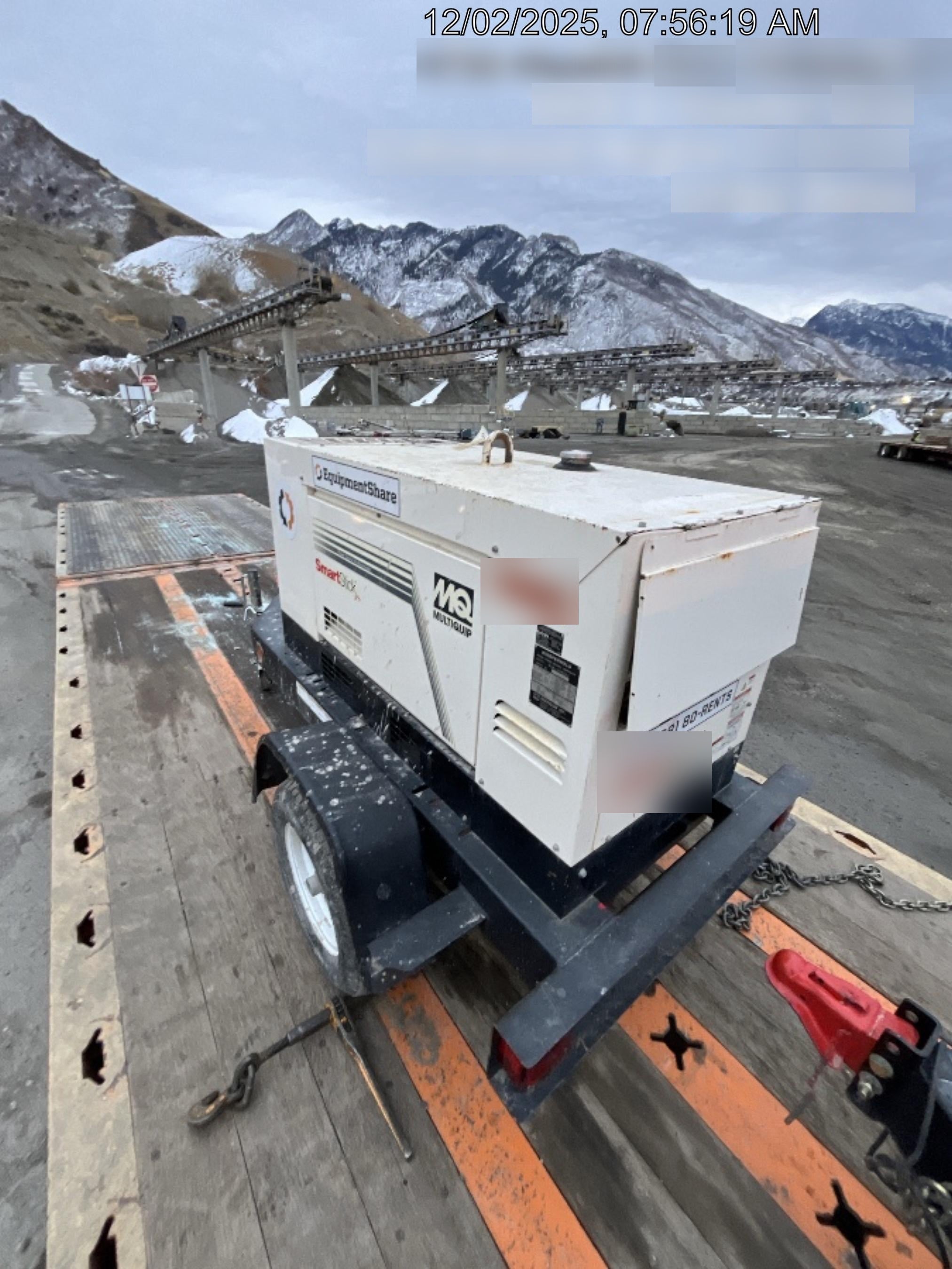 2020 Multiquip DLW400ESA4 400 amp Welder, 14kW, 120/240V, T4F Kubota, Trailer
