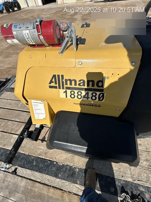 Allmand NLV3GR (4) LED Light Fixture 350W, 23' Vertical Mast, 3kW Prime, Towable, Deep Sea L401, Leveling Jacks, Yanmar T4F 5.8hp