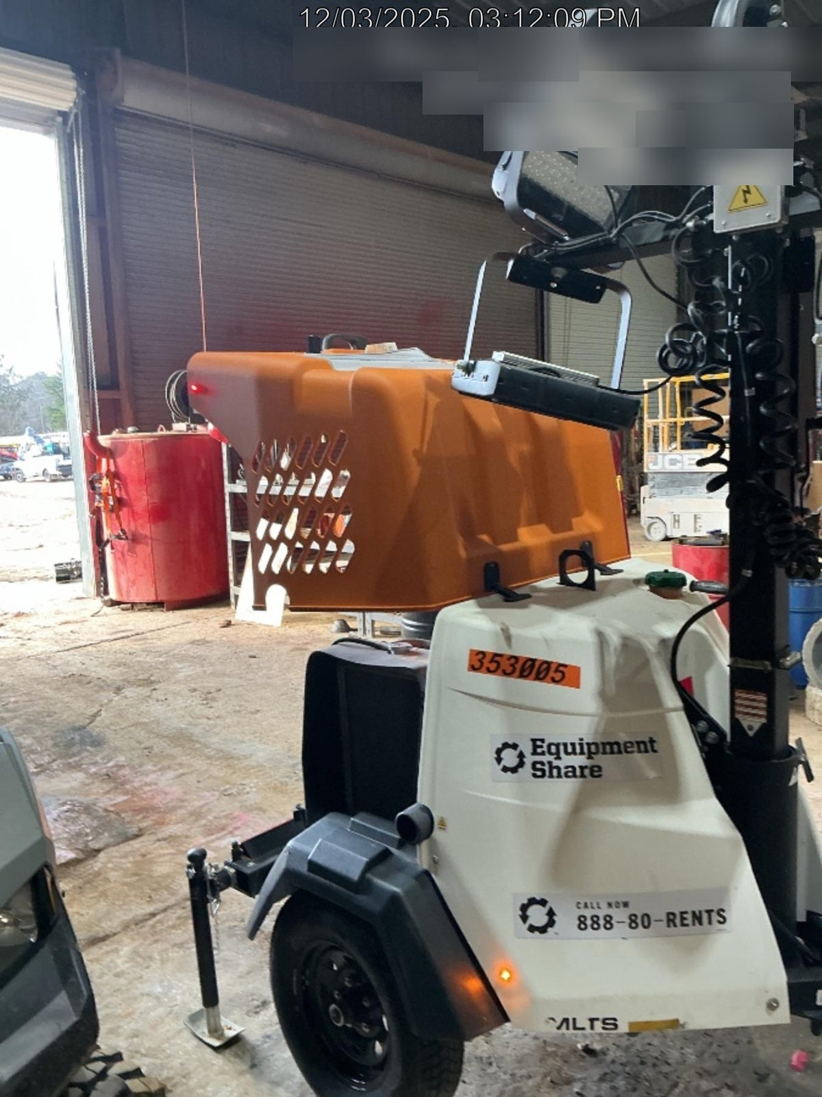 2023 Generac MLT2 Diesel, Flex Switch 120V Input, Powerzone Controller, (4) 320W LED Lights, 4kW Generator, 39.9 Gal Fuel Tank, 2" Ball, T3