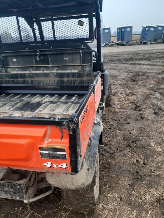 2022 Kubota RTV-X1140W-H Plastic Canopy, Windshield Acrylic Clear, LED Strobe Light, Wire Harness Kit, Back up Alarm