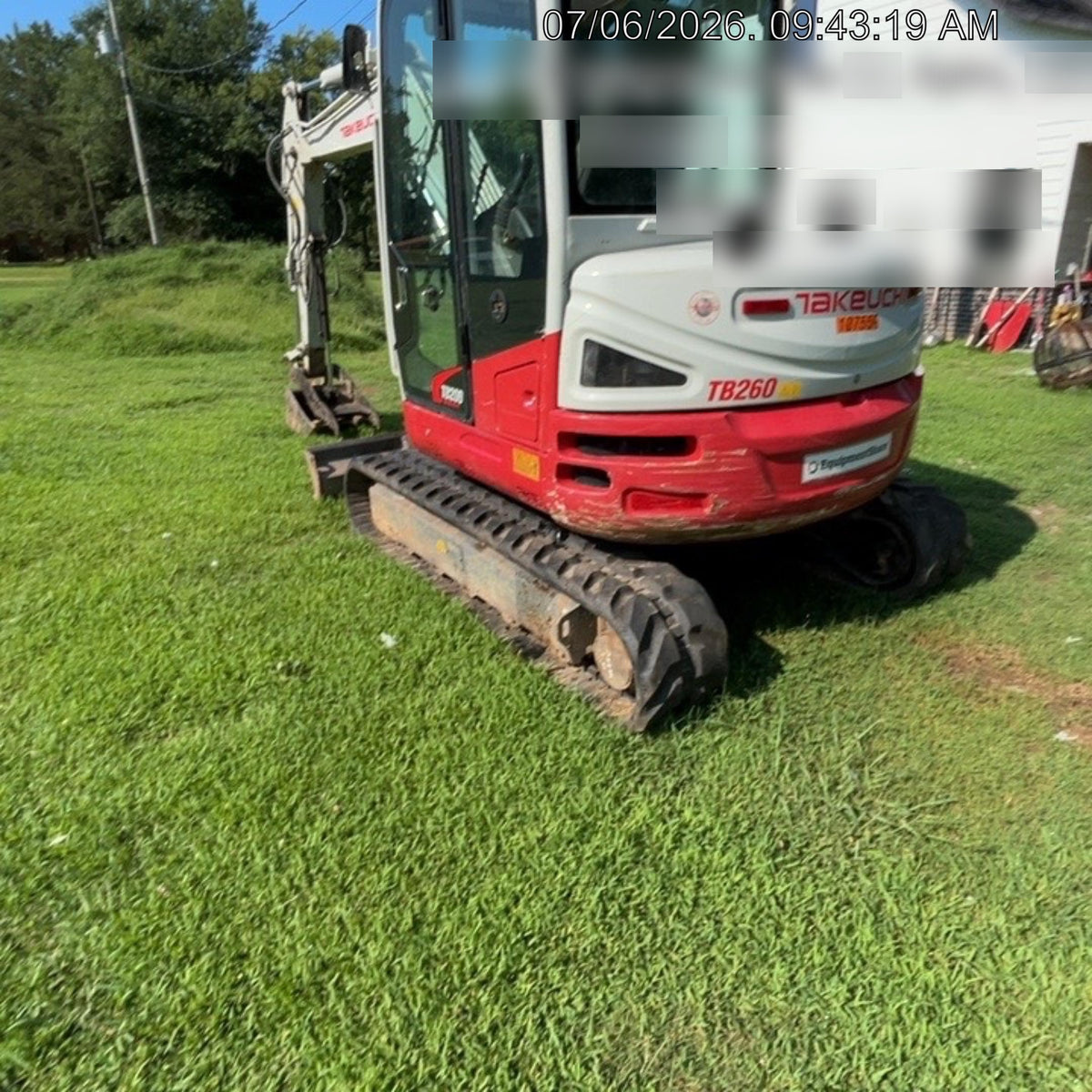 2020 TAKEUCHI TB260