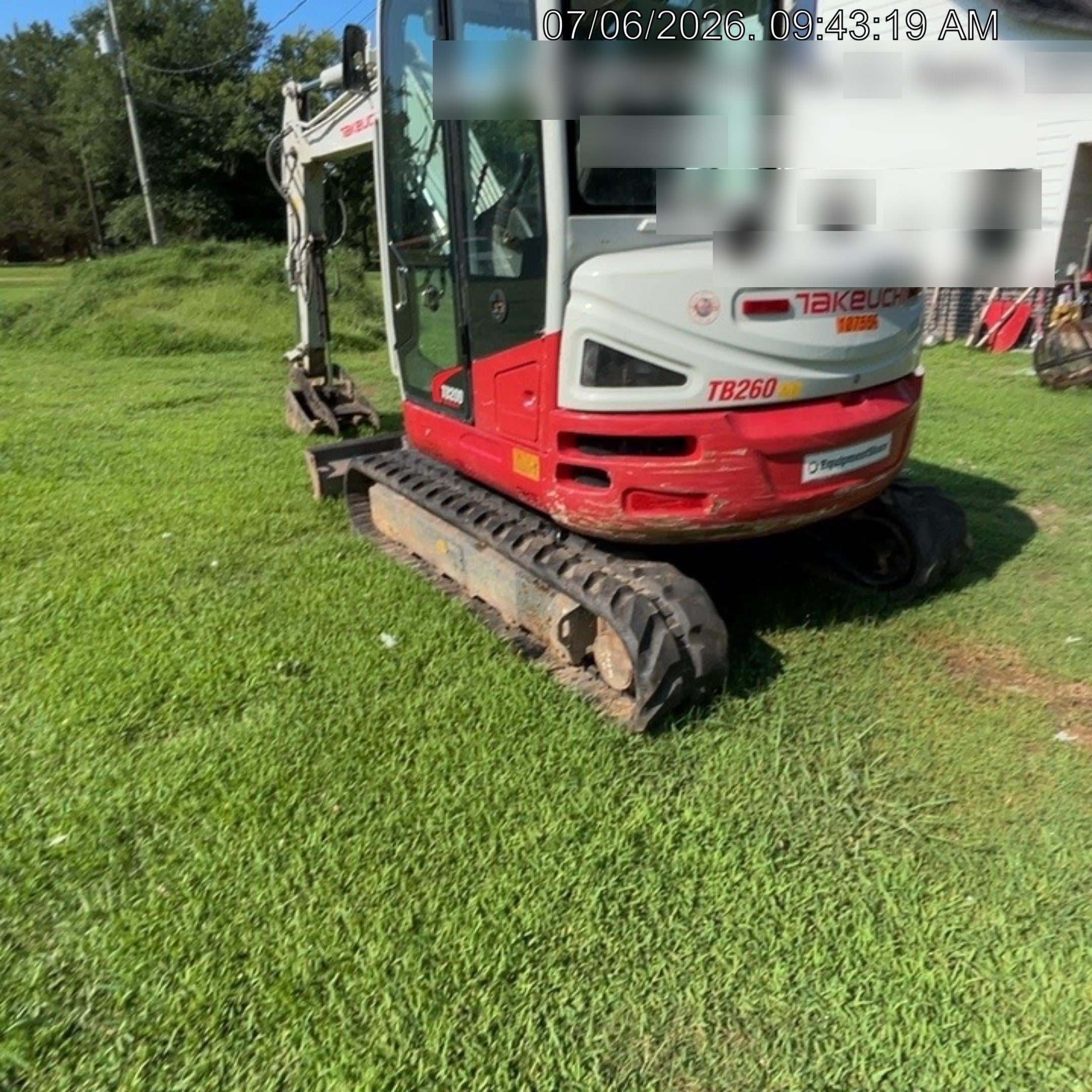 2020 TAKEUCHI TB260