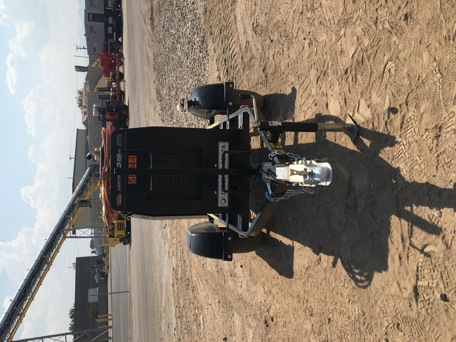2019 Lincoln Electric Vantage 322 Welder Ready-Pak 3, Two wheel trailer, Fender and Light kit, Cable Rack