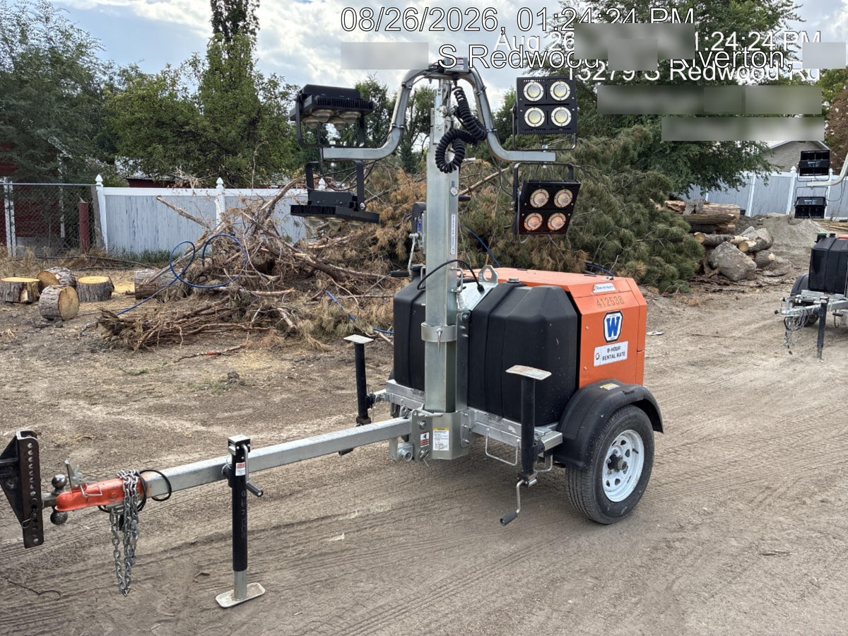 2024 Wanco WLTT-4MM4K Diesel, Deep Sea Controller, Shore Power Plug, Auto Start, (4) 350W LED Floodlights, 4kW Generator, 60 Gal Fuel Tank, 2" Ball, T3