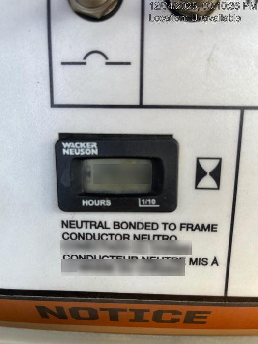 2019 Wacker Neuson LTV6L-MH Wacker Neuson LTV6L Mobile Light Tower w/Fuel Level Sensor Installed