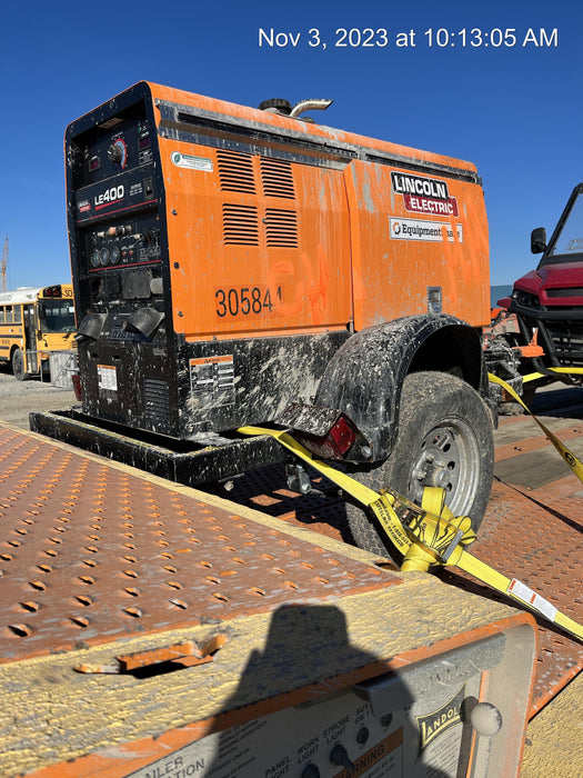 2023 Lincoln Electric LE400 Kubota V1505, Trlr, Cable Rack, Light Kit, ES Decals, T3