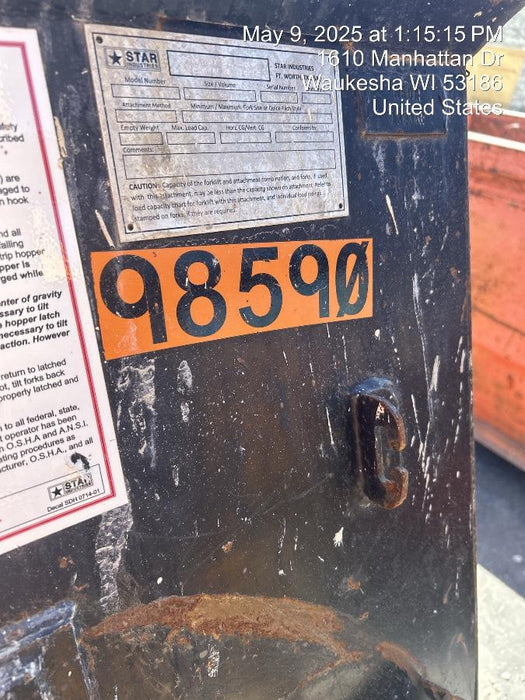 2020 STAR INDUSTRIES 1805N Hopper