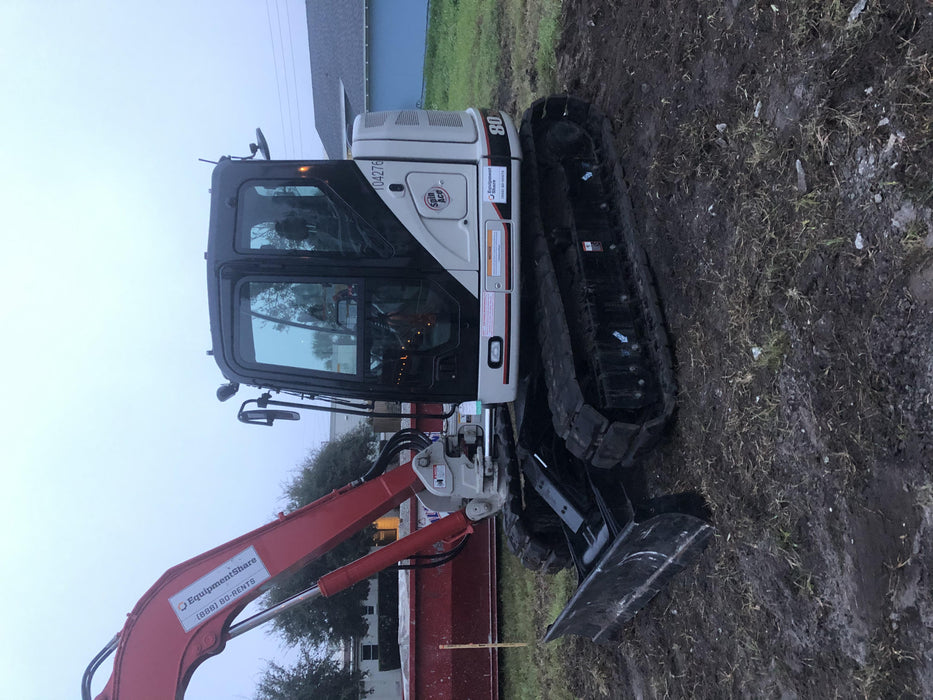 2020 Link-Belt 80X3EX 7'2" ARM, 17.7" rubber tracks, Multi function aux hydraulics