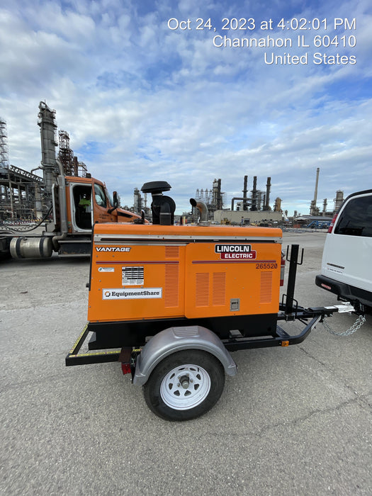 2022 Lincoln Electric Vantage 549X Crosslink Technology, Trailer Mounted, ES Decals, T3