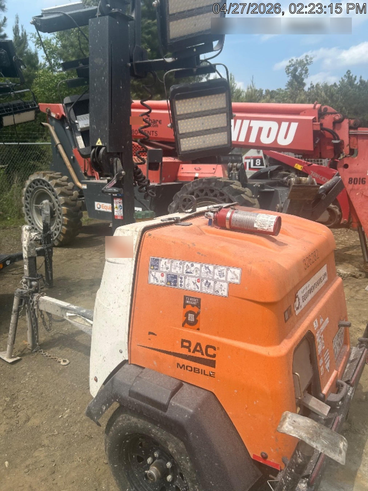 2023 Generac MLT2 Diesel, Flex Switch 120V Input, Powerzone Controller, (4) 320W LED Lights, 4kW Generator, 39.9 Gal Fuel Tank, 2" Ball, T3