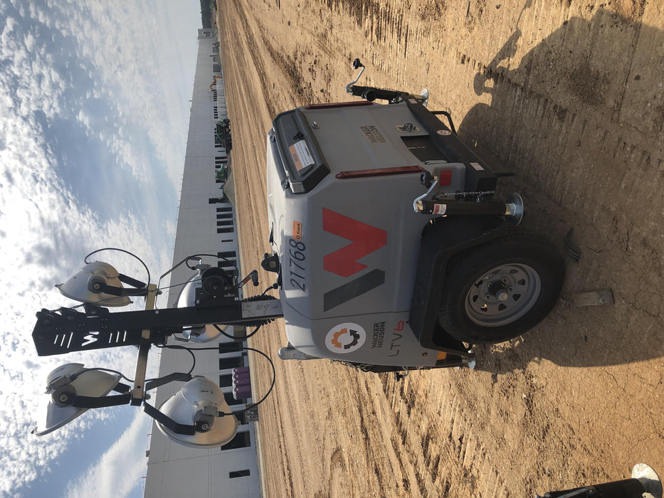 2019 Wacker Neuson LTV6L-MH Wacker Neuson LTV6L Mobile Light Tower w/Fuel Level Sensor Installed