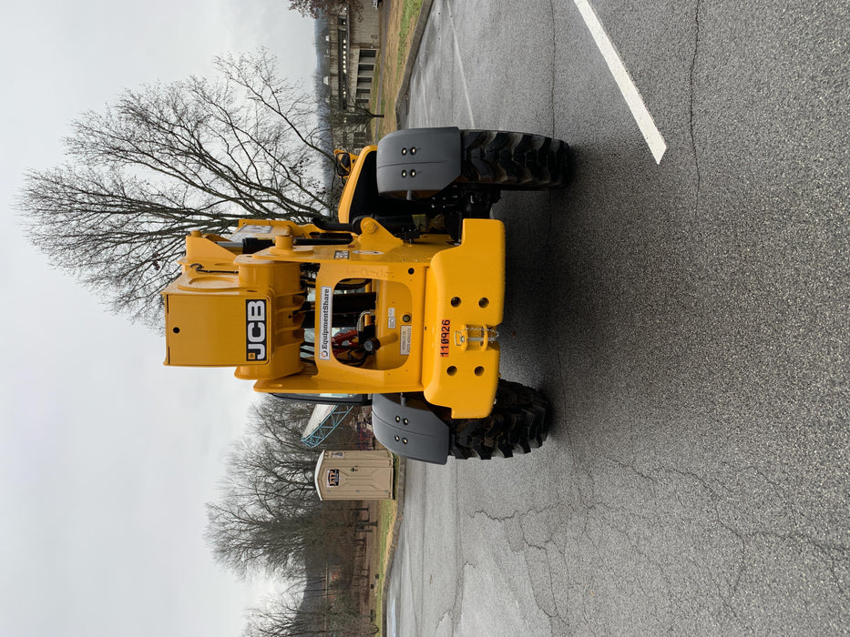2020 JCB 510-56 Canopy, Solid Tires, Work Lights, Beacon, Aux Hydraulics, Back up Alarm, Lifting Eye, ES Decals