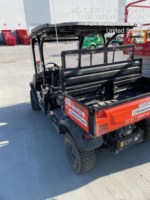 2022 Kubota RTV-X1140W-H Plastic Canopy, Windshield Acrylic Clear, LED Strobe Light, Wire Harness Kit, Back up Alarm