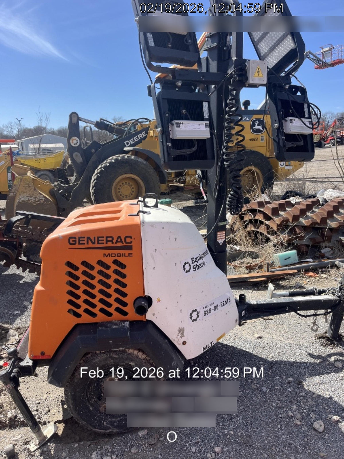 2023 Generac MLT2 Diesel, Flex Switch 120V Input, Powerzone Controller, (4) 320W LED Lights, 4kW Generator, 39.9 Gal Fuel Tank, 2" Ball, T3