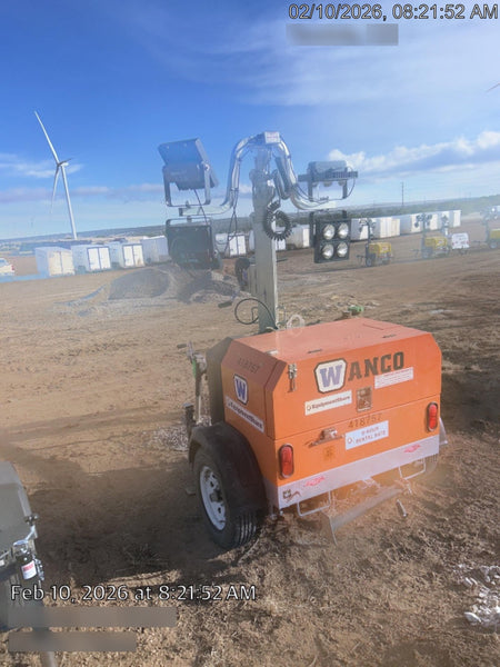 2024 Wanco WLTT-4MM4K Diesel, Deep Sea Controller, Shore Power Plug, Auto Start, (4) 350W LED Floodlights, 4kW Generator, 60 Gal Fuel Tank, 2" Ball, T3