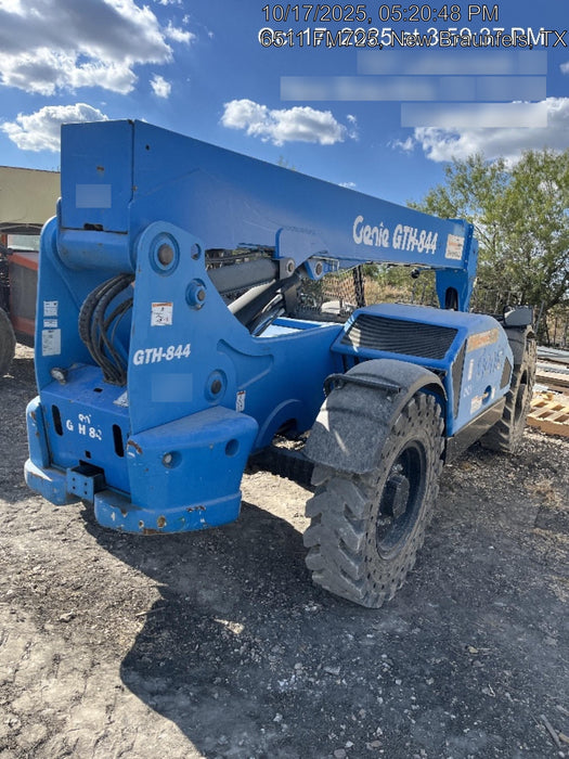 2018 Genie GTH-844 Genie GTH-844 w/ROPS, Work Lights, Solid Tires, RH Cab Mesh, Beacon, 60" Carriage and Forks