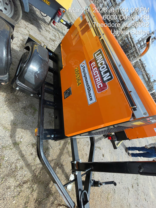 2022 Lincoln Electric LE400 Kubota V1505, Trlr, Cable Rack, Light Kit, ES Decals, T3