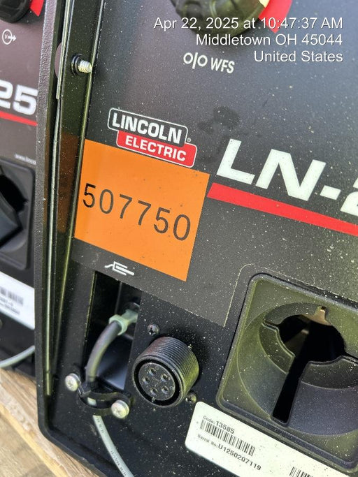 2025 LINCOLN ELECTRIC LN-25X w/Flowmeter
