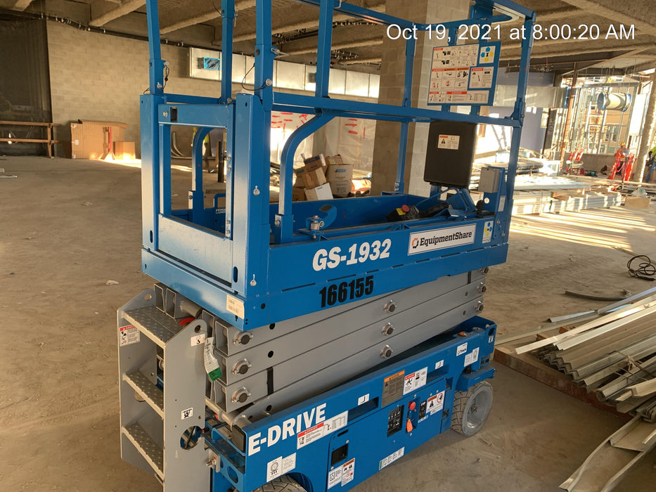 2021 Genie GS-1932 Electric Drive, Sld NM Tires, DBcns, EST