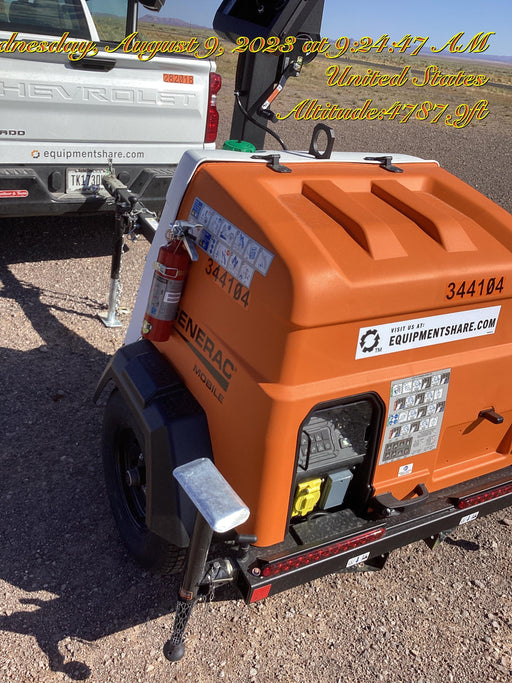 2023 Generac MLT2 Diesel, Flex Switch 120V Input, Powerzone Controller, (4) 320W LED Lights, 4kW Generator, 39.9 Gal Fuel Tank, 2" Ball, T3