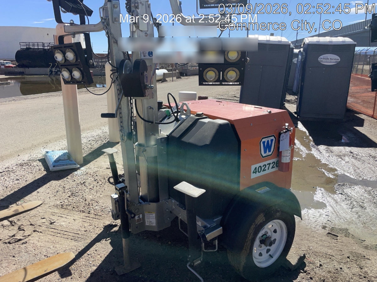 2024 Wanco WLTT-4MM4K Diesel, Deep Sea Controller, Shore Power Plug, Auto Start, (4) 350W LED Floodlights, 4kW Generator, 60 Gal Fuel Tank, 2" Ball, T3