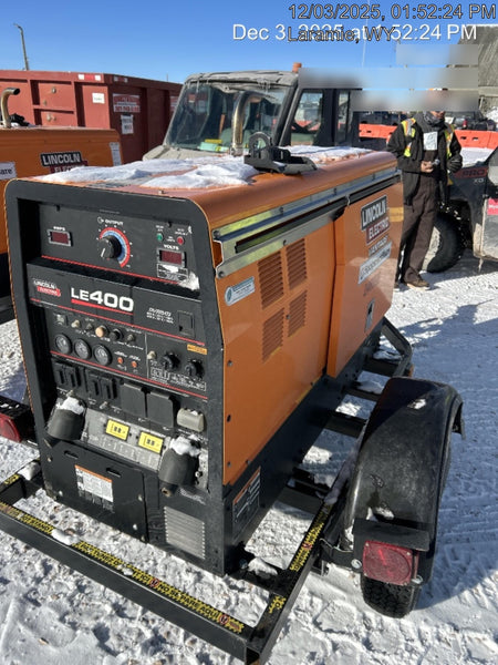 2022 Lincoln Electric LE400 Kubota V1505, Trlr, Cable Rack, Light Kit, ES Decals, T3