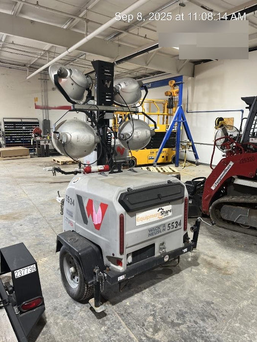 2017 Wacker Neuson LTV6L-MH Wacker Neuson 6 kW Towable Light Generator