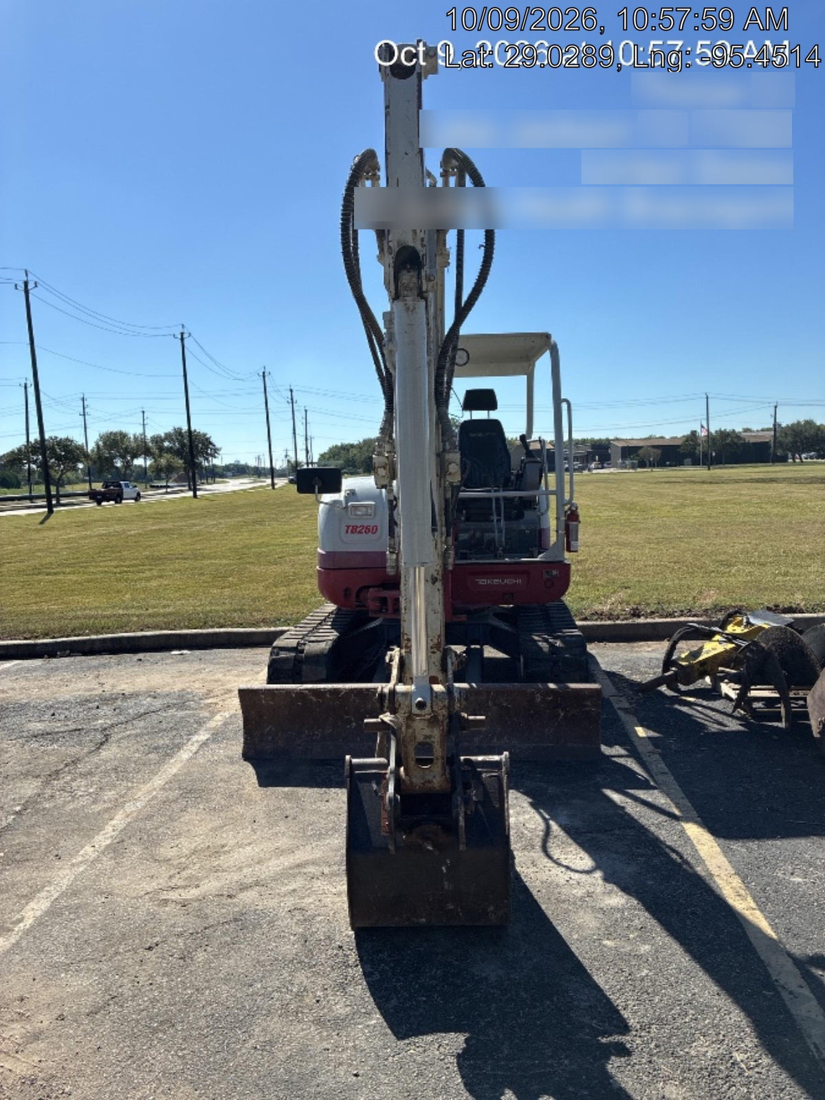 2019 Takeuchi TB260 Takeuchi TB260 Canopy w/Rubber Tracks, Auxiliary Hydraulics, Standard Blade, Manual QC
