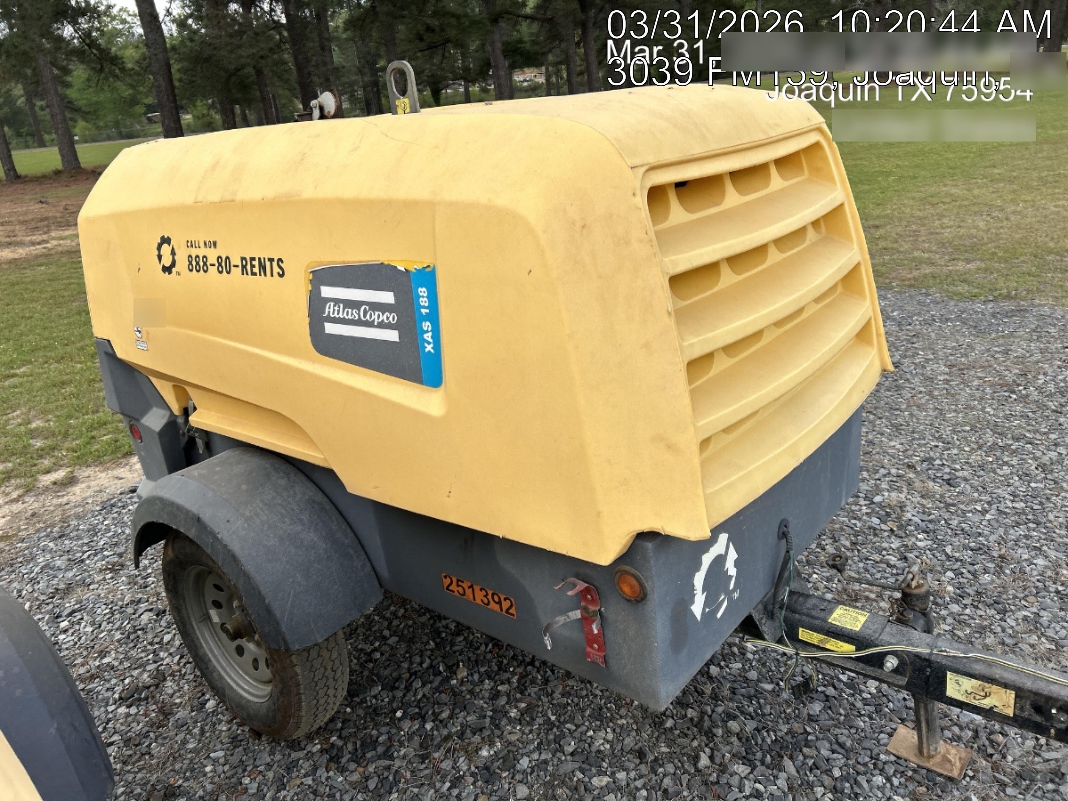 2022 ATLAS COPCO XAS188 CWK
