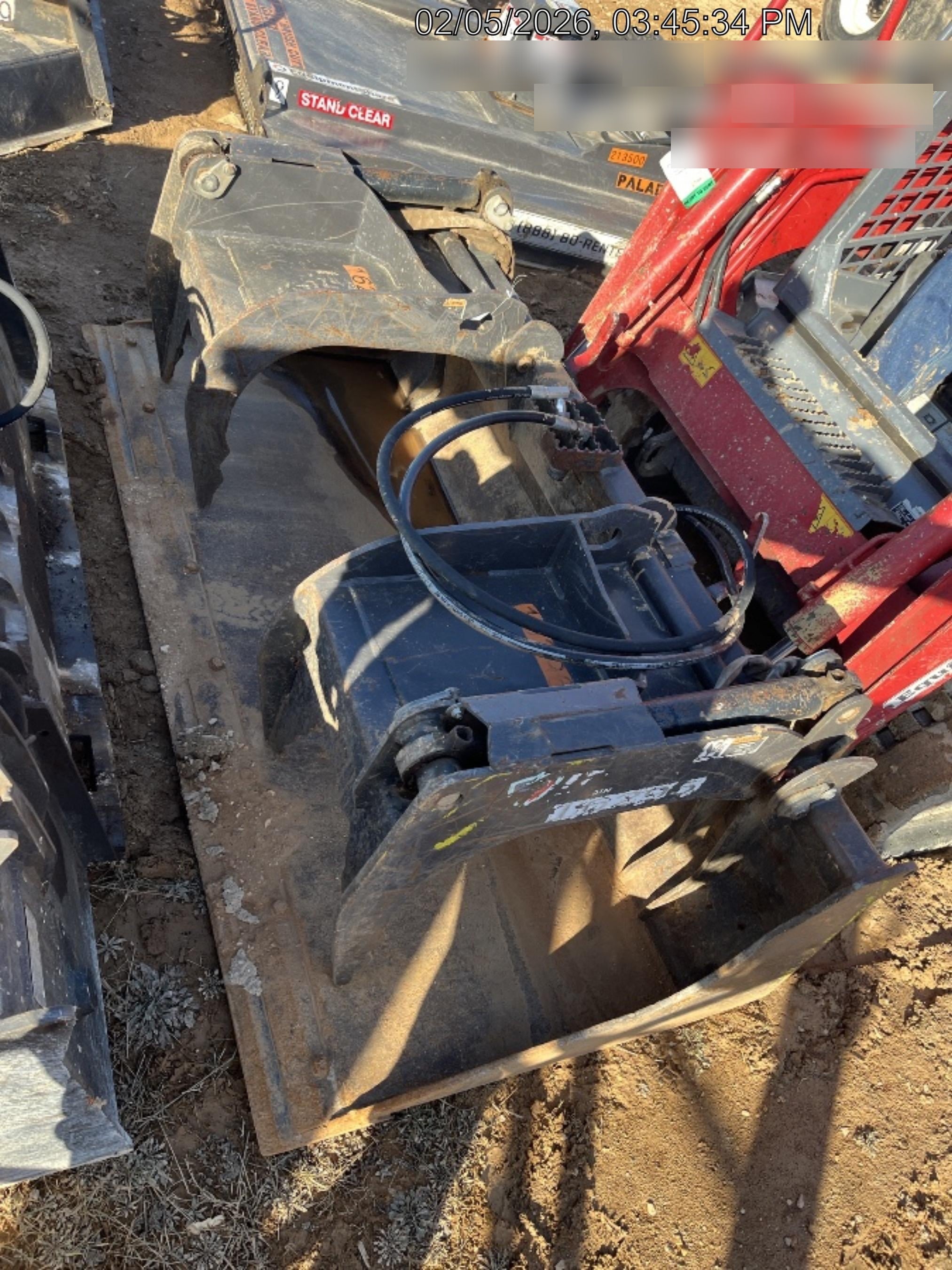 2018 PALADIN 76" Scrap Grapple Bucket - Paladin