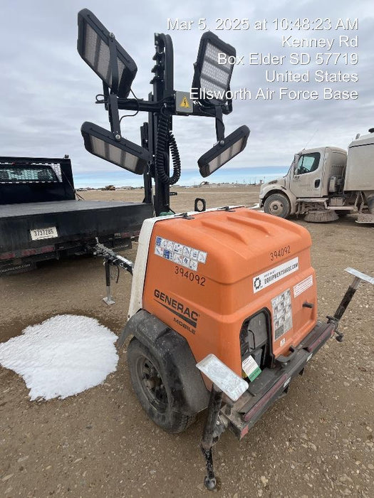 2024 Generac MLT2 Diesel, Flex Switch 120V Input, Powerzone Controller, 
(4) 320W LED Lights, 4kW Generator, 39.9 Gal Fuel Tank, 2" Ball, T3