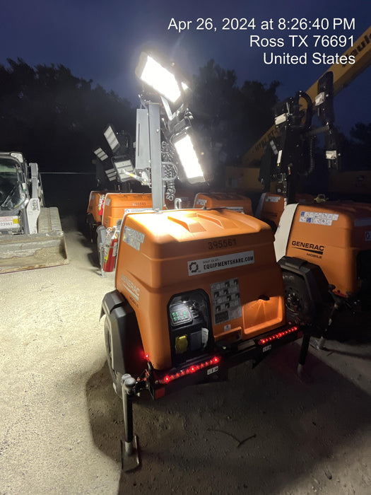 2024 Generac MLT2 Diesel, Flex Switch 120V Input, Powerzone Controller, 
(4) 320W LED Lights, 4kW Generator, 39.9 Gal Fuel Tank, 2" Ball, T3