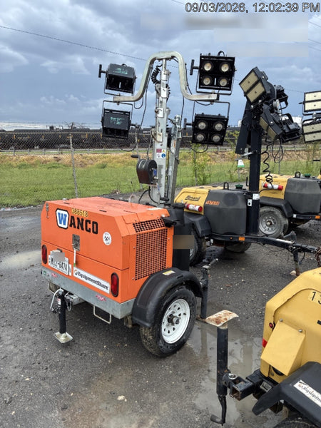 2024 Wanco WLTT-4MM4K Diesel, Deep Sea Controller, Shore Power Plug, Auto Start, (4) 350W LED Floodlights, 4kW Generator, 60 Gal Fuel Tank, 2" Ball, T3
