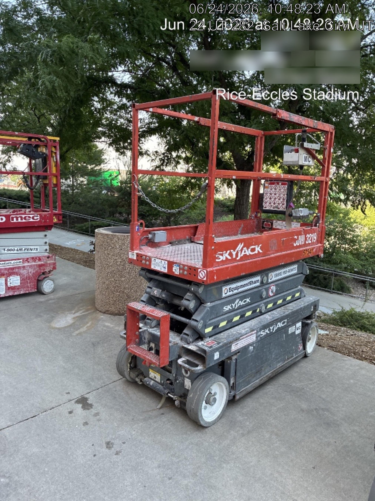 2016 Skyjack SJIII-3219 Standard Rental Specs