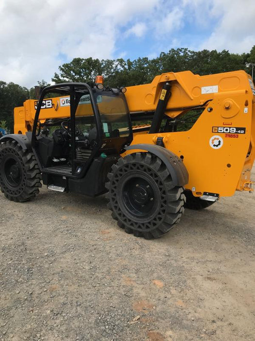 2020 JCB 509-42 Canopy, Solid Tires, Work Lights, Beacon, Aux Hydraulics, Back up Alarm, Lifting Eye, ES Decals
