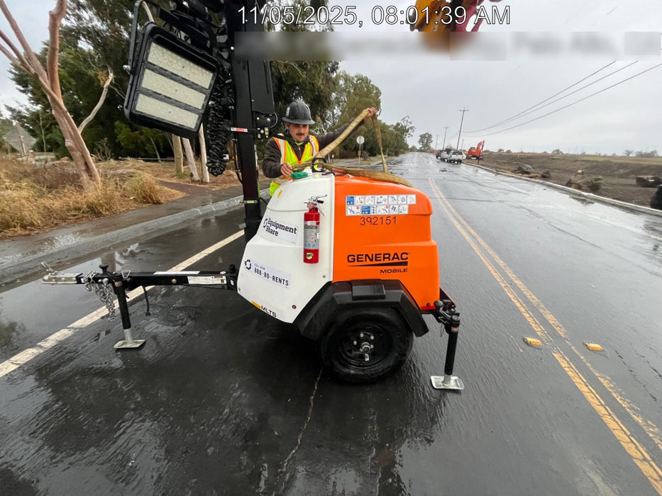 2024 Generac MLT2 Diesel, Flex Switch 120V Input, Powerzone Controller, 
(4) 320W LED Lights, 4kW Generator, 39.9 Gal Fuel Tank, 2" Ball, T3